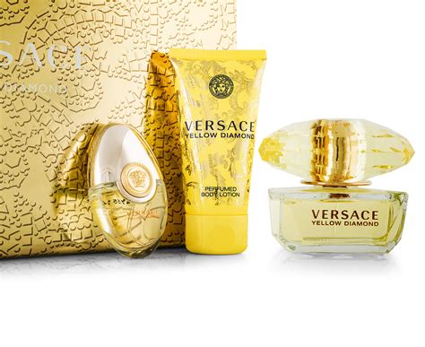 yellow diamonds versace gift set|Versace Yellow Diamond boots.